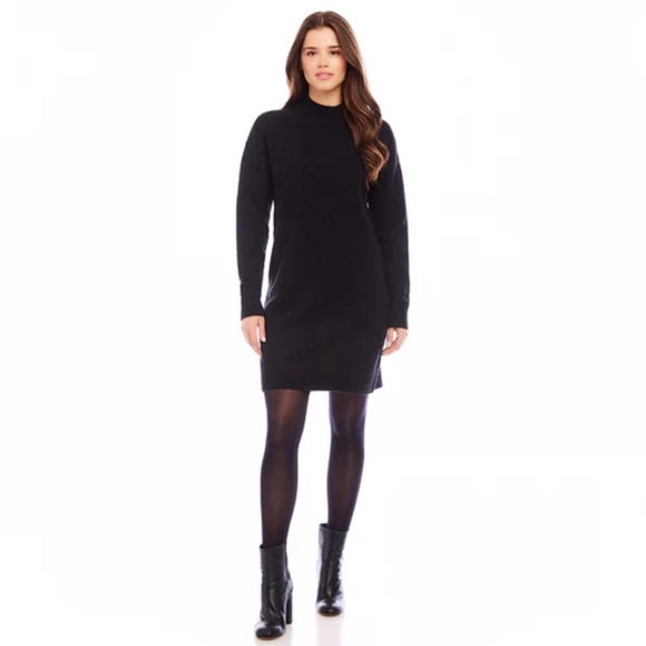 NWT KAREN KANE RELAXED FIT RIBBED SWEATER DRESS GRAY SIZE SMALL OVERSIZED - Picture 3 of 14